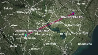 Amtrak says South Carolina train delay lasted 20 hours in total