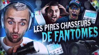 LES PIRES CHASSEURS DE FANTÔMES ! 👻 (Phasmophobia ft. Locklear, Doigby)