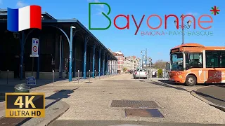 DRIVING BAYONNE CONDUITE , Nouvelle-Aquitaine, FRANCE, Scenic drive I 4K 60fps