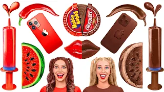 Schokolade vs Echtes Essen Challenge | Lustige Essenssituationen von Multi DO Challenge