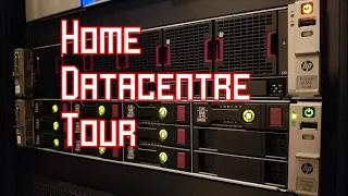 Home Datacentre - Tour of home server room with HP ESXi vSAN cluster