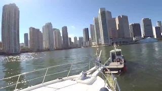 Scenic Tow up the Miami River - On our way for Haul Out!  [Live Archive]