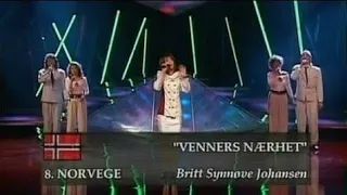 Britt Synnove Johansen - Venners nærhet (Eurovision Song Contest 1989, NORWAY)