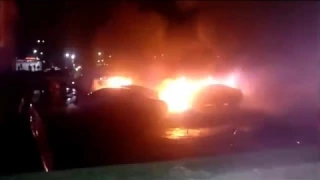 Ночью в Рязани сгорели автомобили