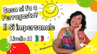 IMPERSONAL PASSIVE (present) #siimpersonale #impersonalpassive #italianforforeigners #classeitaliano