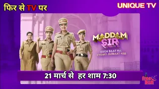 Maddam Sir New Promo On Unique TV | Full Details | SHOW BOX