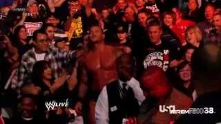 Randy Orton RKO on Seth Rollins - Raw - February 25, 2013