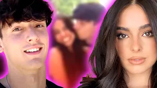 Tik Tok stars Addison Rae and Bryce Hall KISS in THIS video & fans think they're dating again!