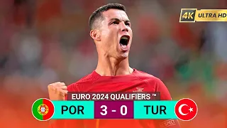 Portugal vs Turkey 3-0 | Ronaldo Hattrick EURO 2024 Qualifiers Highlights & Goals