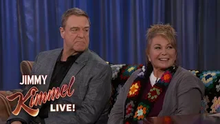 Roseanne Barr & John Goodman on "Roseanne" Return