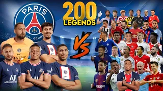 PSG VS 200 Legends💥Mbappe,Neymar,Vitinha,Achraf Hakimi