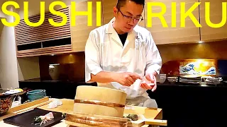 OMAKASE AT SUSHI RIKU -Gaienmae,Tokyo - April 2019 - Japanese Food [English Subtitles]