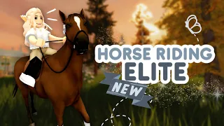 PLAYING THE *NEW* HORSE RIDING ELITE ON ROBLOX