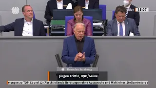 Jürgen Trittin zur Aufarbeitung des Afghanistan-Abzugs