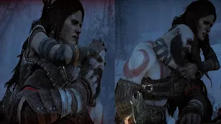 All death animations of kratos against Freya in God of War Ragnarok