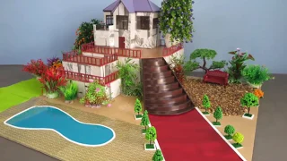 Most Beautiful Dream House 2018 - How to Make A Mansion House From Cardboard With Pool