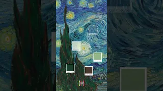 LA PALETA DE COLORES DE VAN GOGH: "La Noche estrellada" - Postimpresionismo | ¡Colores que inspiran!