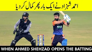 When Ahmed Shehzad Opens The Batting | KP vs Central Punjab | Match 33 | National T20 2021 | MH1T