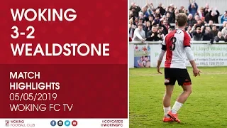 Woking 3 - 2 Wealdstone | Match Highlights