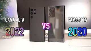 Samsung S22 Ultra vs Note 20 Ultra - GAMA ALTA 2020 VS GAMA ALTA 2022