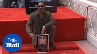 Eddie Murphy receives his Walk of Fame star in 1996 - Daily Mail