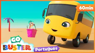 O dia na praia do Buster | 1 HORA de Aventuras | Desenhos Animados | Buster em Português