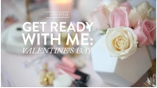 Get Ready With Me // Valentine's Day Makeup, Hair & Outfit