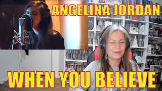 ANGELINA JORDAN - WOW! When you Believe | TSEL Angelina Jordan Reaction #reaction #angelinajordan