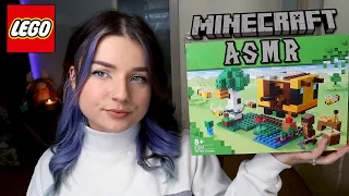 ASMR Build Lego With Me! 🧩 Minecraft Bee Farm (Whispered, Clicky Sounds, Relaxing)