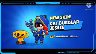 CAT BURGLAR JESSIE| BRAWLSTAR ESPORTS SKIN|😁