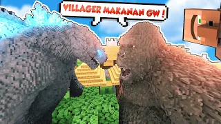 GODZILLA VS KINGKONG MEMPEREBUTKAN VILLAGER UNTUK DIMAKAN !!!