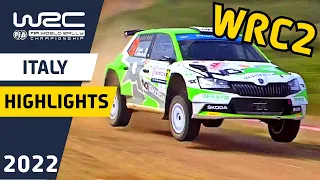 WRC Rally Highlights : WRC Rally Italia Sardegna 2022 : WRC2 Results and Final Day Rally Action