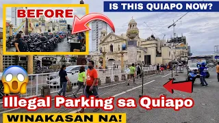 Illegal Parking sa Quiapo Winakasan na! Kalye at Bangketa Malinis at Maluwag na! 🇵🇭