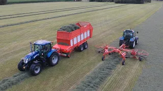 Grass silage with New Holland