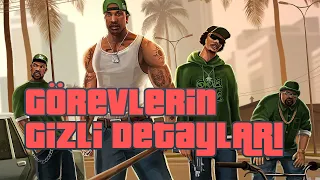 TÜM GÖREVLERİN GİZLİ DETAYLARI l GTA SAN ANDREAS