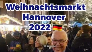 4K Weihnachtsmarkt 2022 (Christmas Market)  in Hannover 🇩🇪 Part 1. Walking in Tour