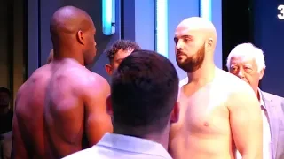 Daniel Dubois vs Nathan Gorman main event weigh-in | Frank Warren boxing