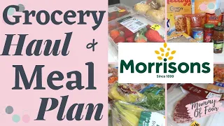 HUGE MORRISONS GROCERY HAUL & MEAL PLAN + EASTER TREATS MARCH 2021 | LARGE FAMILY  | MUMMY OF FOUR