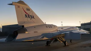 NASA’s X-59 Quesst supersonic aircraft revealed in California