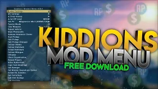 Kiddions Best Mod Menu | Gta 5 Online Hack | Free Download 2023