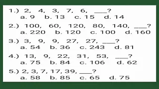 NUMBER SERIES | NUMBER SEQUENCE