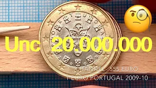 1 euro 2009 2010 Portugal