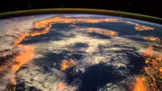 Nasa Time lapse Europe at night View from space