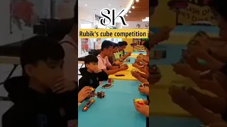 SK Rubik's cube competition video #Shorts #New #Vairal #Rubik'scube