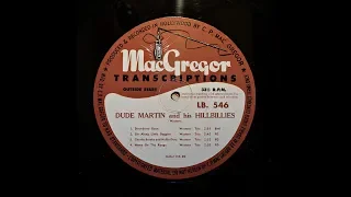 Dude Martin MacGregor Transcription Disc LB 546