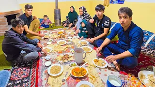 "Invited to a Family Dinner: Amir's Family Gathers for a Delicious Feast"