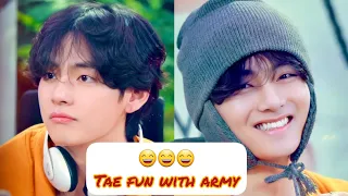 Bts v interaction with army || Starry Night radio show || kimtaehyung fun with army💜