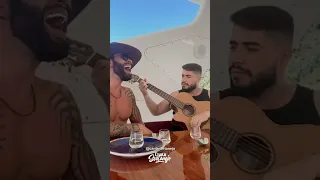 Gusttavo Lima e Bruno Lima cantando moda de Zezé Di Camargo e Luciano 'Do Outro Lado da Moeda'