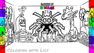 Garten of BanBan 4 New Coloring Pages / Color ALL NEW BOSSES + ENDING / NCS MUSIC