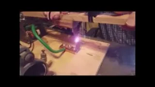 Home Made DIY Spot Welder, with arc power control, microwave oven transformer, flexible applications